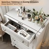 5 Drawer Dresser for Bedroom, Drawer of Chest with Metal Handles, TV Stand, Closet Organizers and Storage Clothes - 4 of 4