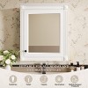 Wall Mounted Bathroom Storage Cabinet with Mirror Medicine Cabinet with Height Adjustable Shelf Toilet Space Saver Cabinet-The Pop Home - 3 of 4