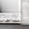 Nuloom Suri Soft Diamond Trellis Textured Indoor Area Rug, 4' x 6', Gray - 3 of 4