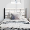 vidaXL Metal Headboard Black 39.4" - 3 of 4