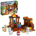 LEGO Minecraft The Trading Post; Includes Minecraft's Steve and Skeleton Toys 21167