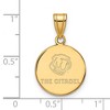Black Bow Jewelry 14k Yellow Gold Plated Sterling Silver The Citadel Bulldogs NCAA Medium Pendant - 2 of 3