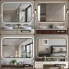 Sapphtopaz LED Rectangle Bathroom Mirror, Wall Mounted Anti-Fog Vanity Mirror, Frameless Decorative Wall Mirrors for Bathroom, Over Sink - 4 of 4