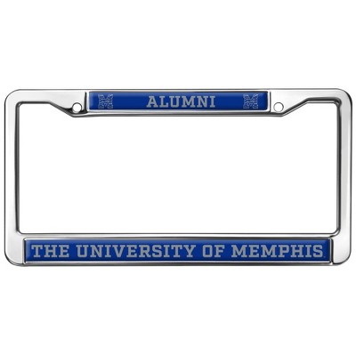 University of Memphis Alumni Logo Full Size Standard License Plate Metal Frame