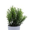 Unique Bargains Artificial Plants Plastic Green 3.15"x3.15"x8.27" 1 Pc - 4 of 4