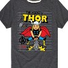 Boys' - Marvel - Thor Doodle Short Sleeve Graphic T-Shirt - 2 of 4