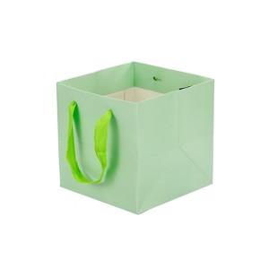Unique Bargains Paper Bag with Handle Pack Bouquet Packaging Bag 12 pcs - 1 of 4