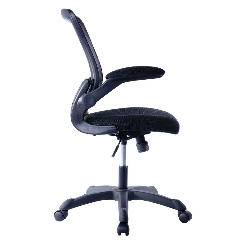 Mesh Task Office Chair with Flip Up Arms Black - Techni Mobili, 5 of 10