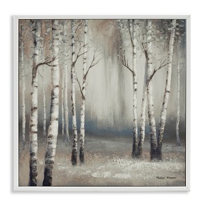 Stupell Industries Misty Birch Tree Forest Landscape, 12" x 12" - 1 of 4