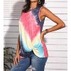 Women's Twist Sleeveless Tank - Tracie's - 2 of 3