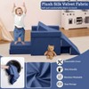 Nasitip 12PACK Toddler Climbing Toys Indoor, Modular Kids Play Couch with Square Ball Pit & Climbing Slope, Cushion Play Set,Blue - 4 of 4