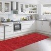 Modern Solid Area Rug Washable Rug Stain Resistant Non-Slip Rug for Living Room Bedroom - 3 of 4