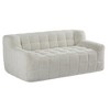 Whisen Lychee Velvet Floor Compression Sofa & Sofa Chair - 3 of 4