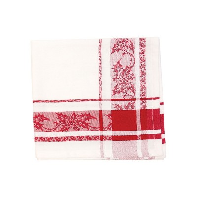 C&F Home Jacquard Holly Cotton Napkin Set of 6