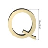 Unique Bargains Self-Adhesive Letter Acrylic Alphabet Mirror Wall Stickers - 2 of 4