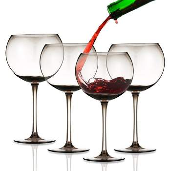Berkware Premium Long Stem Wine Glasses - 12 Oz, Set Of 6 : Target