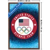 Trends International Team USA: 2026 Winter Olympics (Milan) - Logo Framed Wall Poster Prints - 3 of 4