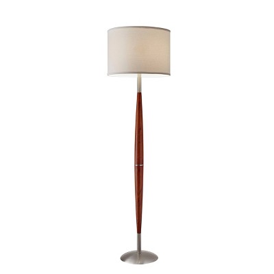 61" Hudson Collection Floor Lamp Brown - Adesso