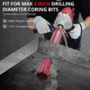 1500W Diamond Core Drill, Dry/Wet Handheld Rig with 2" Bit, 4" Max Cut for Concrete & Brick Walls, 1880RPM - 3 of 4