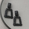 SOHI Women's Corroded Drop Earrings - 2 of 3