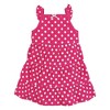 Hudson Baby Infant and Toddler Girl Cotton Dresses, Pink Black Roses - image 4 of 4