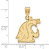 Black Bow Jewelry 10k Yellow Gold Washington State Cougars NCAA Large Pendant - 2 of 3