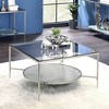 Acme Furniture Adelrik Coffee Glass Table Chrome Finish - image 2 of 4