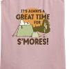 Women's - Peanuts - It's Always a Great Time For Smores Graphic Racerback Tank - 2 of 4