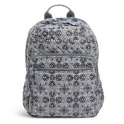 Vera Bradley Women's Recycled Cotton XL Campus Backpack Plaza Tile