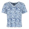 PJ Couture Women's V-Neck Short Sleeve Jogger Set - 2 of 4