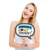 Big Dot of Happiness Teacher Retirement - Happy Retirement Party Photo Booth Props Kit - 20 Count - 3 of 4