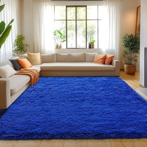 LOVEVOOK 5x7 Feet Area Rugs for Living Room Bedroom, Non-Slip Fluffy Soft Shag Rug, Plush Carpet for Home Dorm Decor Aesthetic - 1 of 4