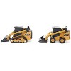 CAT Caterpillar 272D2 Skid Steer Loader Yellow & CAT 297D2 Compact Track Loader Set 1/64 Diecast Models by Diecast Masters - 2 of 4