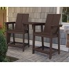 Moore 3pc POLYWOOD Patio Counter Chair Set with Connecting Table - Threshold™ - image 4 of 4