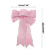 Unique Bargains Christmas Fabric Gift Bow Decoration 7.09"x9.06" 2 Pcs - 3 of 4