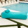 Arlo Outdoor Bean Bag Sun Lounger - Pool and Patio Chaise Recliner - 4 of 4