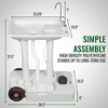 Hike Crew XL Portable Sink, Outdoor Camping Sink Hand Washing Station - 4 of 4