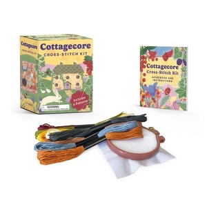 Cottagecore Cross-Stitch Kit - (Rp Minis) by  Sosae Caetano & Dennis Caetano (Paperback) - 1 of 1
