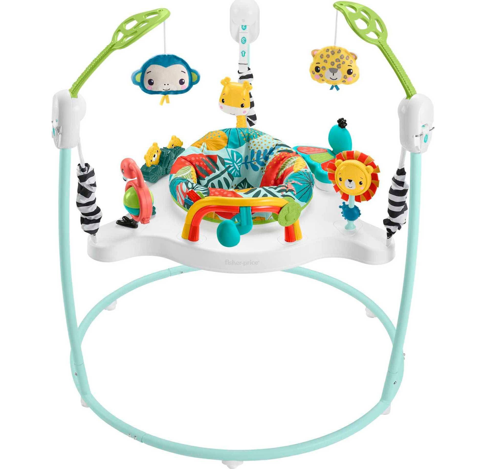 Fisher-Price Jumping Jungle Jumperoo Baby Jumper with Lights and Sound
