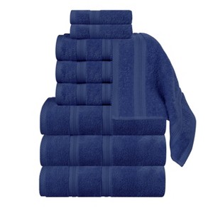 Smart Dry Cotton Medium Weight Solid Towel Set by Blue Nile Mills - 1 of 4