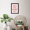 13" x 19" Beautiful Chaos Motivational Quotes Framed Wall Art Pink - Wynwood Studio: Inspirational Typography, Modern Decor, Plastic Frame - 4 of 4