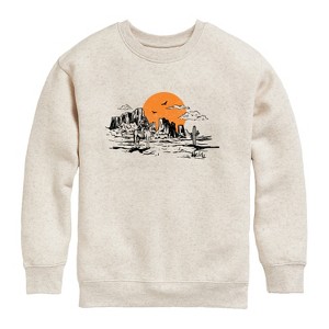 Boys' Instant Message Wild West Scene Graphic Long Sleeve Fleece