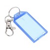 Unique Bargains Label Luggage Suitcase Bag Keychain Plastic Name Keys ID Tags Blue - 2 of 4