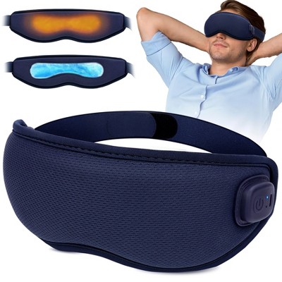 YEVYO Eye Massager with Heat and Cooling Mode - Heated Eye Mask for Reduce Eye Strain and Improved Sleeping - Blue