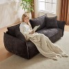 88" Wide Chenille Triple Sectional Sofa with 2 Extra Pillows, Thick Padding (Apartment-Friendly) - 4 of 4