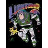 Men's Lightyear Retro Distressed Buzz and Sox Pull Over Hoodie - 2 of 4
