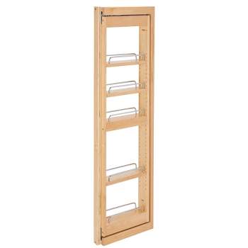 Rev-a-shelf Kitchen Cabinet Pull Out Wall Filler Shelf Wooden Organizer  Slide Out Pantry Storage In Multiple Sizes, 6 X 42 In, 432-wfbbsc42-6c :  Target