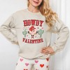 Simply Sage Market Women's Graphic Sweatshirt Howdy Valentine Heart - image 2 of 3