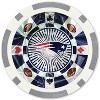 MasterPieces Casino Style 20 Piece 11.5 Gram Poker Chip Set NFL New England Patriots Silver Edition - 3 of 3