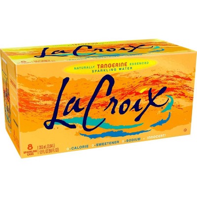 LaCroix Tangerine Sparkling Water - 8pk/12fl oz Cans